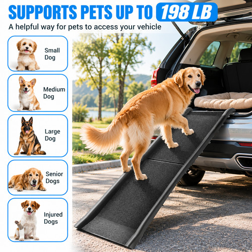 156cm folding dog ramp - folding, for
