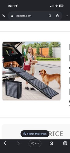 Foldable dog ramp large 170cm - ramp,