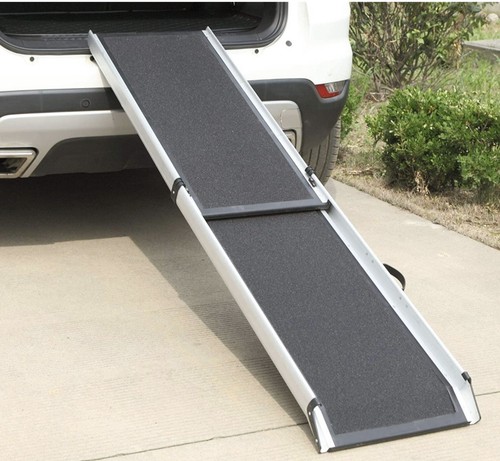 Large dog car ramp - car,