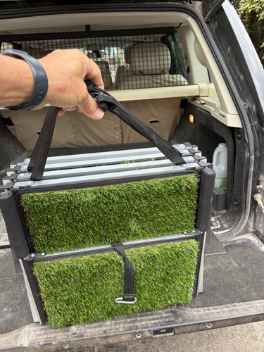 Folding dog ramp - dog,