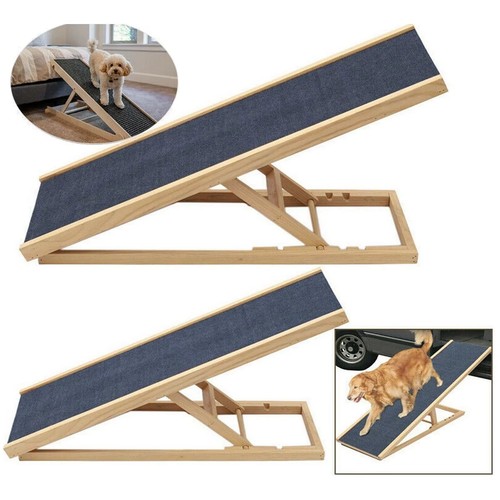 Adjustable dog pet - dog, ramp