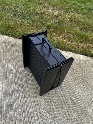 Plastic folding dog ramp - plastic,