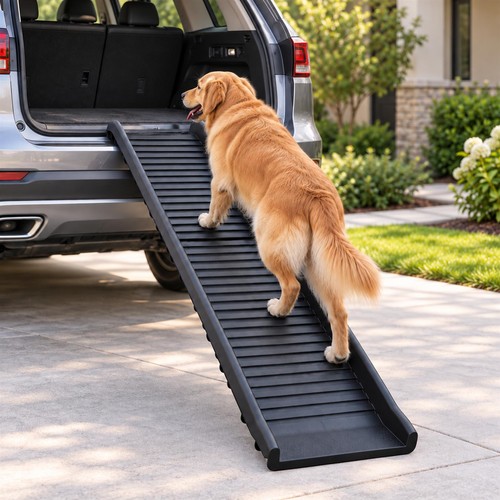 Dog pet ramp plastic folding - pet,