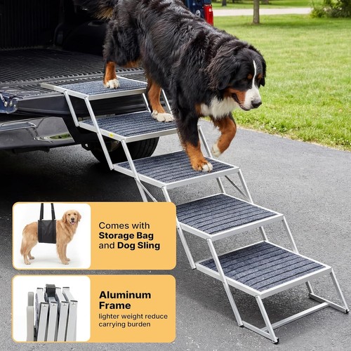 Veehoo extra wide dog steps - wide,