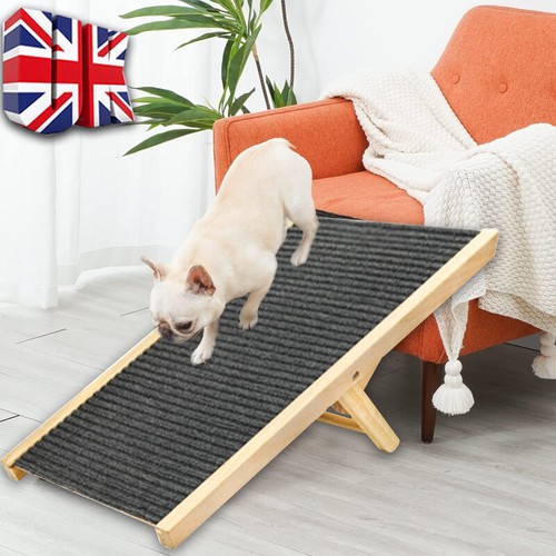 Wooden dog ramp adjustable - ramp,