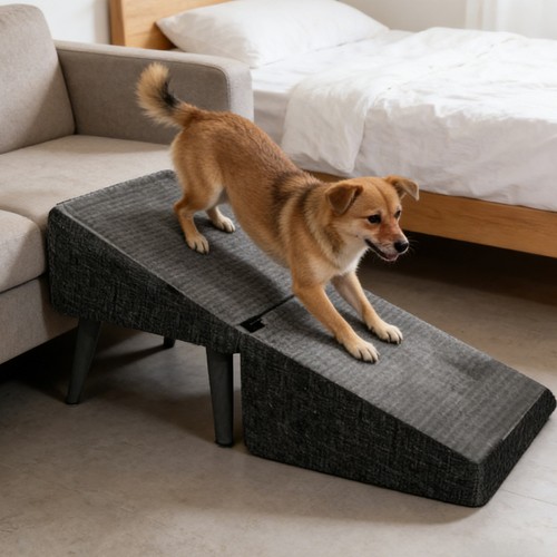 Dog ramp for bed foldable - ramp,