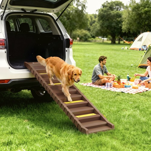 Pawhut foldable dog ramp - ramp, for