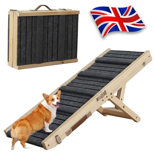 Dog pet ramp wooden folding - pet,